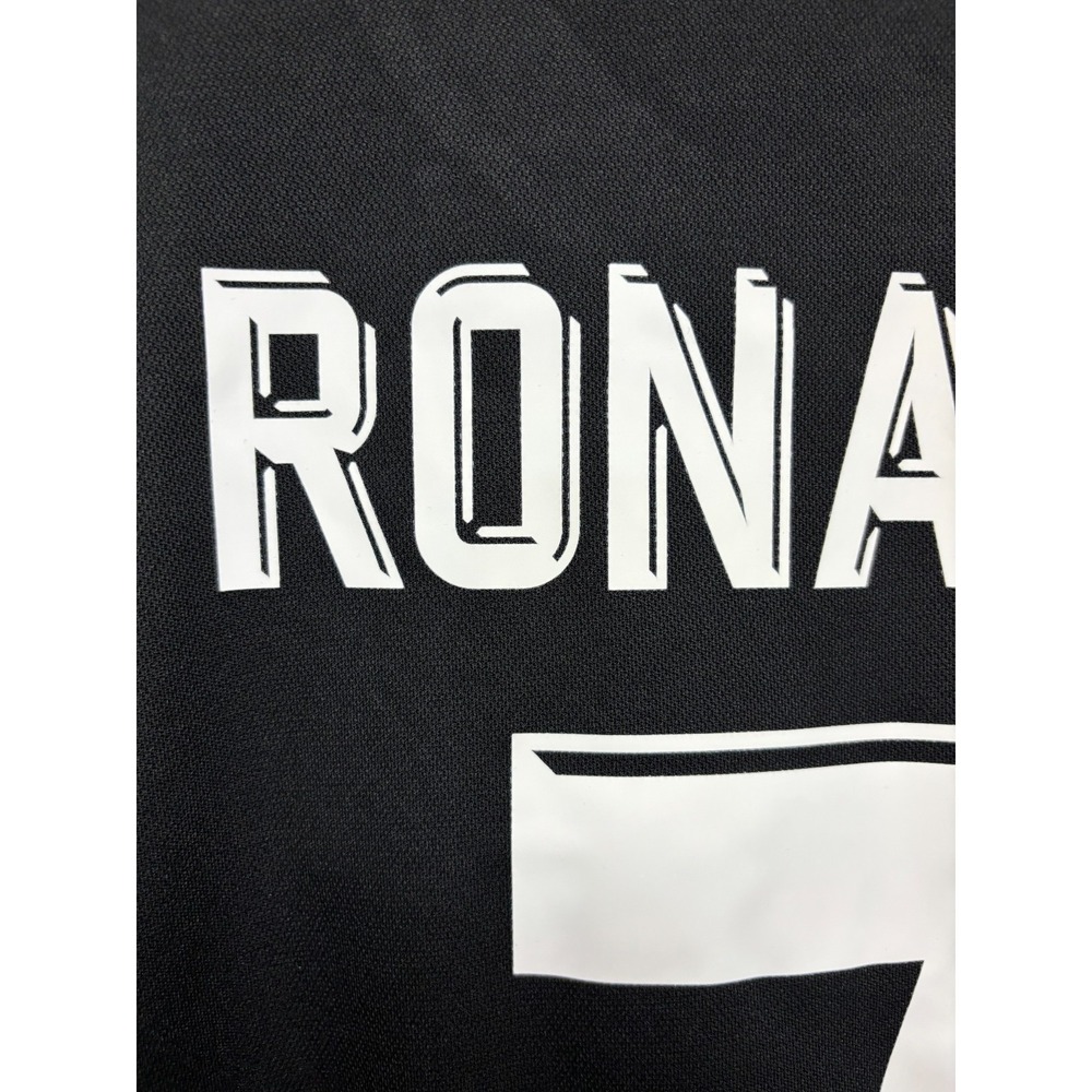 Real Madrid Adidas Away Kit Jersey Mens Black Cristiano Ronaldo Climacool XL NEW - Picture 8 of 14